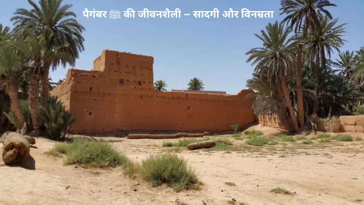 पैगंबर ﷺ की जीवनशैली – सादगी और विनम्रता